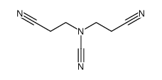 N,N-bis(2-cyanoethyl)cyanamide结构式