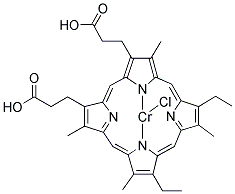 CR(III) MESOPORPHYRIN IX CHLORIDE Structure