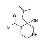 2-羟基-2-甲基丙基 哌嗪-1-羧酸结构式