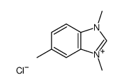 1,3,5-trimethyl-benzimidazolium, chloride Structure