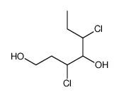3,5-dichloroheptane-1,4-diol Structure