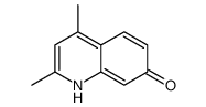 7-羟基-2,4-二甲基喹啉结构式
