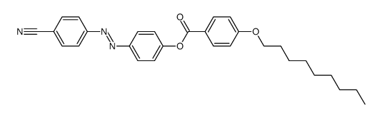 4(4-Nonyloxybenzoyloxy)-4'-cyanoazobenzol Structure