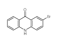 9(10H)-Acridinone,2-bromo- Structure
