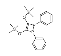 1,2-Diphenyl-3,4-bis(trimethylsilyloxy)-1,2-diphospheten结构式