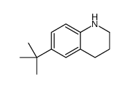 6-(tert-butyl)-1,2,3,4-tetrahydroquinoline结构式