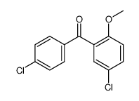 4,5'-dichloro-2'-methoxybenzophenone Structure