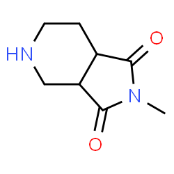 1H-Pyrrolo[3,4-c]pyridine-1,3(2H)-dione,hexahydro-2-methyl-(9CI)结构式