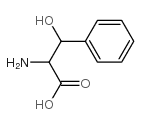 2-氨基-3-羟基-3-苯基丙酸结构式