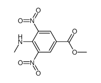 4-methylamino-3,5-dinitro-benzoic acid methyl ester Structure