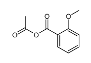 Essigsaeure-o-methoxy-benzoesaeureanhydrid结构式