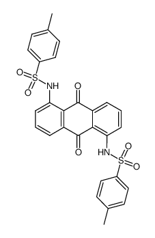 1,5-bis-(toluene-4-sulfonylamino)-anthraquinone结构式