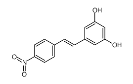 5-[2-(4-nitrophenyl)ethenyl]benzene-1,3-diol Structure