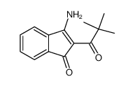2-Pivaloyl-3-amino-2-inden-1-one结构式