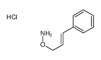 O-(3-phenylprop-2-enyl)hydroxylamine,hydrochloride Structure