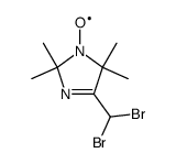 4-dibromomethyl-2,2,5,5-tetramethyl-3-imidazolin-1-oxyl Structure