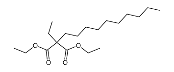 ethyl-decyl-malonic acid diethyl ester Structure