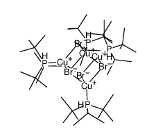 bromo(tri-tert-butylphosphine)copper(I) tetramer结构式