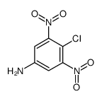 4-chloro-3,5-dinitroaniline Structure