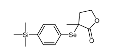 3-methyl-3-(4-trimethylsilylphenyl)selanyloxolan-2-one结构式