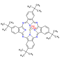 二氢氧化硅2,9,16,23-四叔丁基-29H,31H-酞菁图片