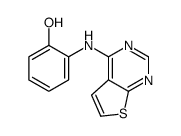 2-(thieno[2,3-d]pyrimidin-4-ylamino)phenol Structure