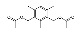 2,4-bis-acetoxymethyl-1,3,5-trimethyl-benzene Structure