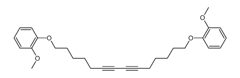 1,14-bis-(2-methoxy-phenoxy)-tetradeca-6,8-diyne Structure