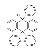 9-chloro-9,10,10-triphenyl-9,10-dihydro-anthracene结构式