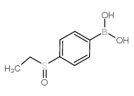 4-乙磺酰基苯硼酸结构式
