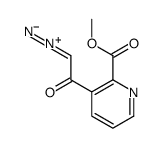 2-diazonio-1-(2-methoxycarbonylpyridin-3-yl)ethenolate Structure