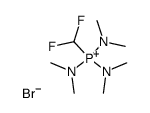 (difluoromethyl)tris(dimethylamino)phosphonium bromide Structure