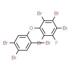 3-FLUORO-2,2',4,4',5,5',6-HEPTABROMODIPHENYL ETHER结构式
