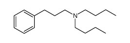 N-butyl-N-(3-phenylpropyl)butan-1-amine结构式