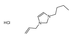 1-butyl-3-prop-2-enyl-1,2-dihydroimidazol-1-ium,chloride Structure