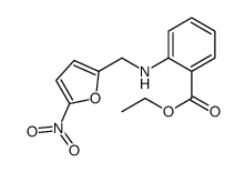 ethyl 2-[(5-nitrofuran-2-yl)methylamino]benzoate结构式