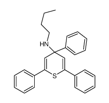 N-butyl-2,4,6-triphenylthiopyran-4-amine结构式