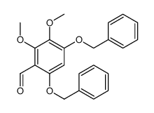 2,3-dimethoxy-4,6-bis(phenylmethoxy)benzaldehyde Structure