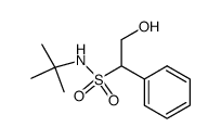 2-Hydroxy-1-phenyl-ethanesulfonic acid tert-butylamide Structure