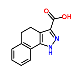 4,5-Dihydro-1H-benzo[g]indazole-3-carboxylic acid结构式