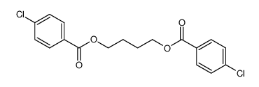 tetramethylene glycol di-para-chlorobenzoate Structure