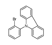 9-(2-溴苯基)咔唑结构式