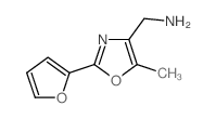 4-Aminomethyl-5-methyl-2-(furan-2-yl)oxazole Structure