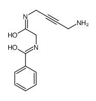 N-[2-(4-aminobut-2-ynylamino)-2-oxoethyl]benzamide结构式