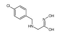 2-[(4-chlorophenyl)methylamino]-N-hydroxyacetamide结构式