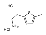 2-(5-Methyl-1,3-thiazol-2-yl)ethanamine dihydrochloride结构式