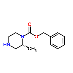 (R)-1-Cbz-2-甲基哌嗪结构式