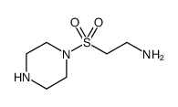 Ethanamine, 2-(1-piperazinylsulfonyl) Structure