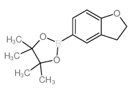 2,3-二氢-1-苯并呋喃-5-吡哪醇硼酸酯结构式