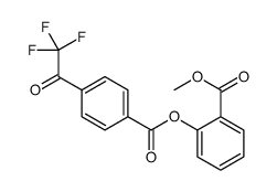 methyl 2-[4-(2,2,2-trifluoroacetyl)benzoyl]oxybenzoate Structure